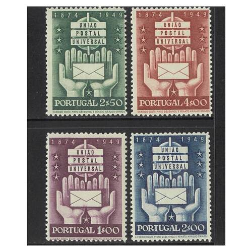 Portugal: 1949 UPU Set of 4 stamps Michel 740/43 MUH #EU185