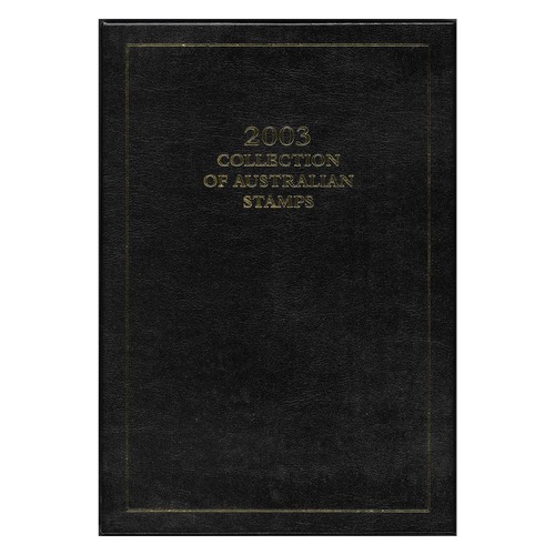 Australia 2003 Executive Year Book of Stamps Collection W/ Gilt-Edged Pages MUH