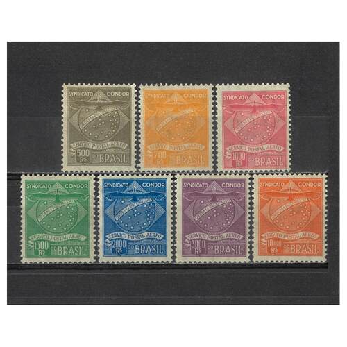 Brazil: 1927 Condor Syndicate Set/7 Stamps Field 15/21 MLH #RW483