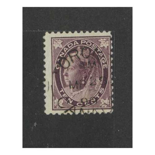 Canada: 1898 QV "Four Leaf" 10c Single Stamp SG 149 FU #BR332