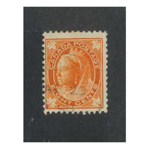 Canada: 1897 QV "Four Leaf" 8c Single Stamp SG 148 FU #BR332