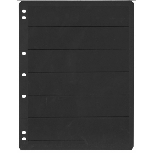 Prinz Double-Sided Stamp Stock Page Six Divisions Pack of 10