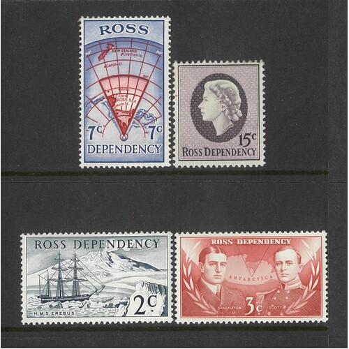 Ross Dependency: 1967 Decimal Pictorial Set/4 Stamps SG 5/8 MUH #BR385