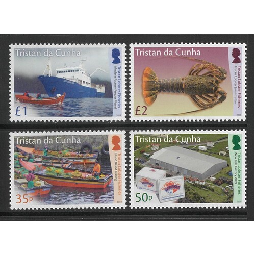Tristan Da Cunha: 2019 Lobster Fisheries Set/4 Stamps SG 1252/55 MUH #BR400