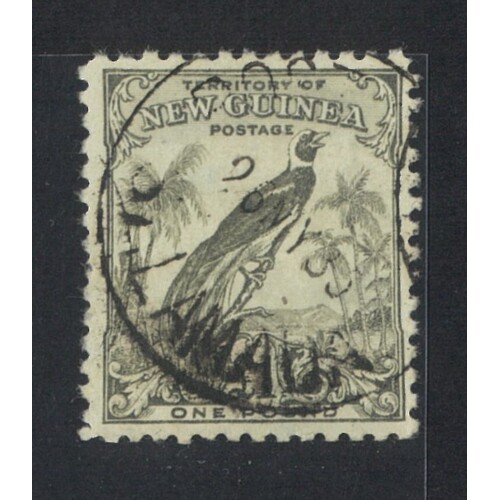 New Guinea: 1932-1934 Undated Birds £1 Single Stamp SG 189 USED #BR401