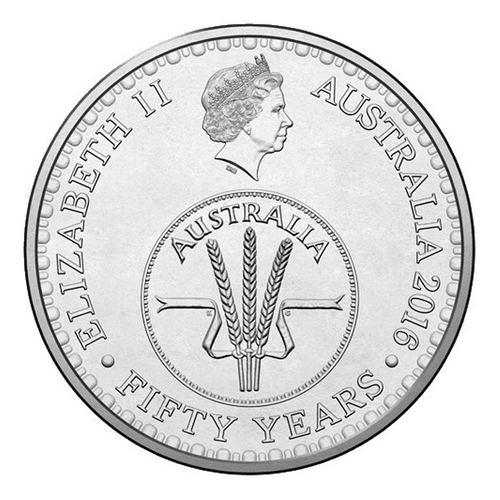 Australia 2016 Ten Cents 10c UNC coin Ex Mint Bag 50 Years of decimal currency changeover