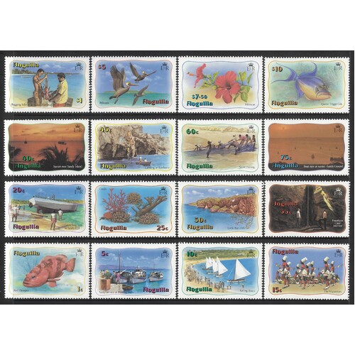 Anguilla: 1982 Pictorial Set/16 Stamps TO $10 SG 485/500 MUH #BR343