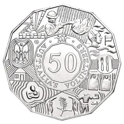 Australia 2003 Australia's Volunteers 50c UNC