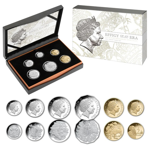 Australia 2017 Proof 6-Coin Year Set - Effigy Of An Era