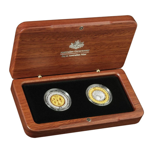 Australia 2006 Royal Collection 50c Selectively Gold Plated Silver Proof Coin Set 