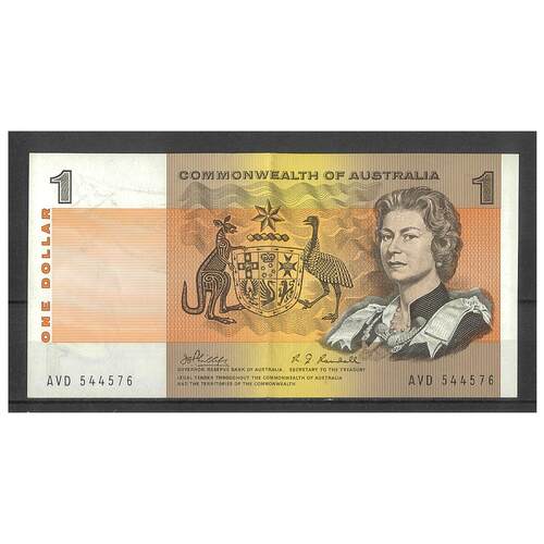 Commonwealth of Australia 1969 $1 Banknote Phillips/Randall R73 EF #1-7
