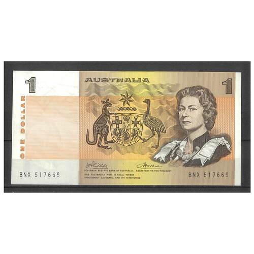 Australia 1974 $1 Banknote Phillips/Wheeler R75 VF #1-6