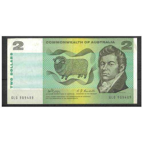 Commonwealth of Australia 1968 $2 Banknote Phillips/Randall R83 VF #2-42