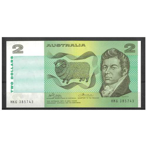 Australia 1974 $2 Banknote Phillips/Wheeler R85 UNC #2-53