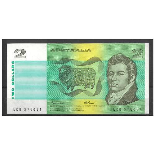 Australia 1985 $2 Banknote Johnston/Fraser R89 EF #2-66