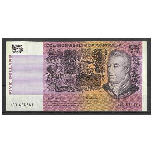 Commonwealth of Australia 1969 $5 Banknote Phillips/Randall R203 EF #3-88