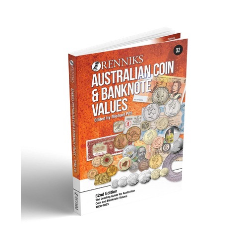 Renniks Australian Coin & Banknote Values 2023 Catalogue 32nd Edition Softcover