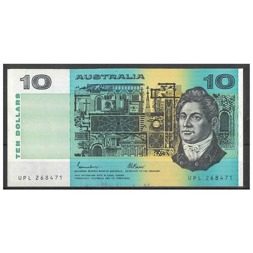 Australia 1985 $10 Banknote Johnston/Fraser R309 EF #4-59