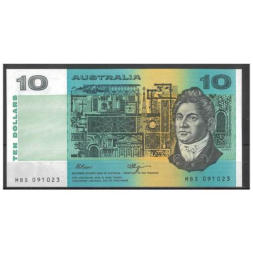 Australia 1989 $10 Banknote Fraser/Higgins R312 UNC #4-61