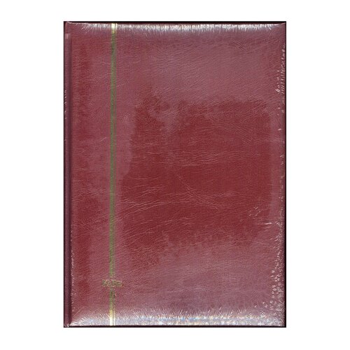KABE Stockbooks For Stamps 64 Black Pages (32 sheets) - Padded Cover 30x24 cm