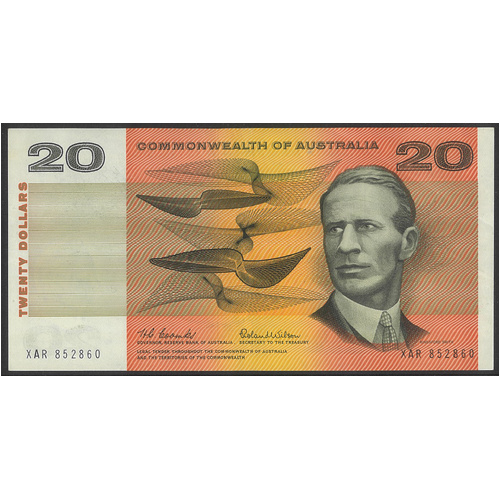 Commonwealth of Australia 1966 $20 Banknote Coombs/Wilson R401 VF #20-36