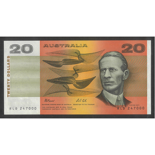 Australia 1991 $20 Banknote Fraser/Cole R413 EF #20-62