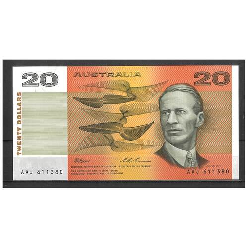 Australia 1993 $20 Banknote Fraser/Evans R415 UNC #20-67