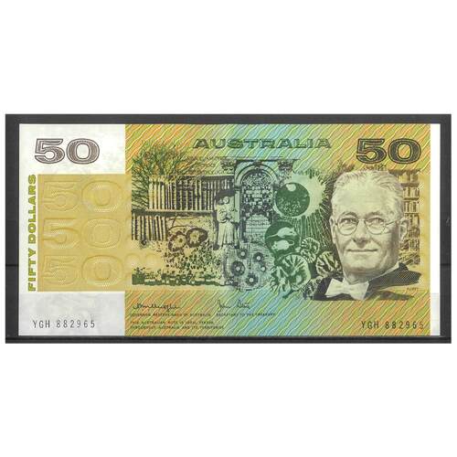Australia 1979 $50 Banknote Knight/Stone R507 EF #50-3