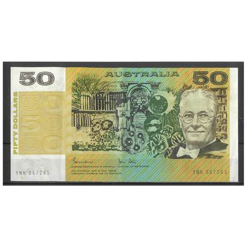 Australia 1983 $50 Banknote Johnston/Stone R508 gVF/aEF #50-5