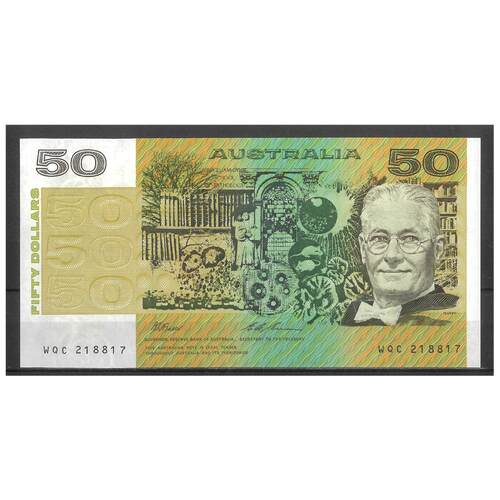 Australia 1993 $50 Banknote Fraser/Evans R515 gEF/aUNC #50-10