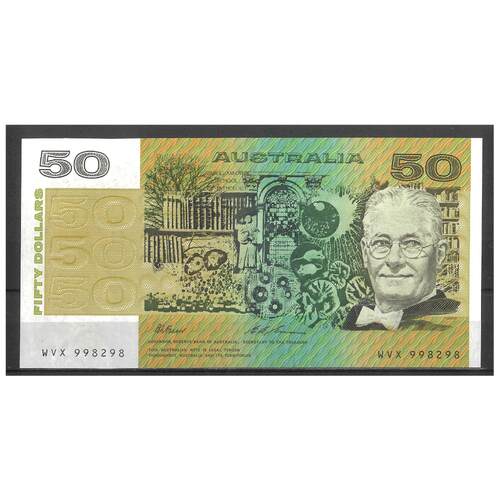Australia 1993 $50 Banknote Fraser/Evans R515 EF #50-10