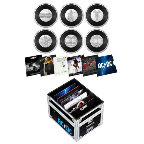 Australia 2022/2023  AC/DC 20c Uncirculated 6-Coin Collection